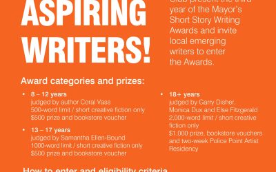 Submissions are open for our Mayor’s Short Story Writing Award